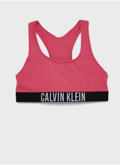 Calvin Klein Jeans Kids Logo Detailed  Bralette Bikini Set  - Image 2