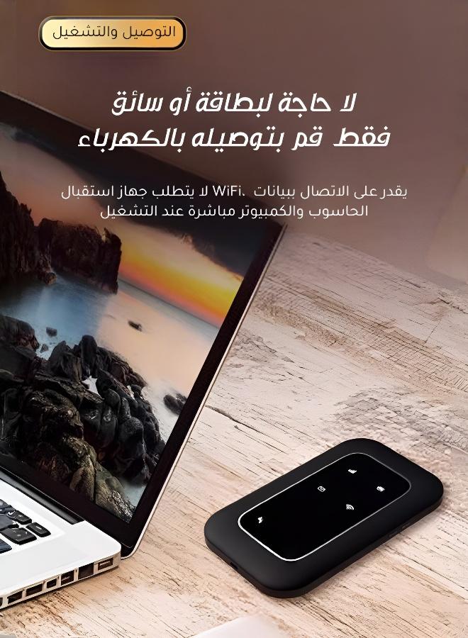 راوتر MIFI محمول 4G متعدد الشبكات H806 | نقطة اتصال WiFi مناسبة للسفر مع إنترنت مستقر وبطارية طويلة الأمد | راوتر LTE بحجم الجيب للمنزل والمكتب والأماكن الخارجية - Image 5