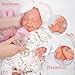 KUICEO Reborn Baby Dolls That Lifelike 17 inch Full Body Silicone Sleeping Baby Girl Handmade Face Realistic Body Details for Children Gift - Image 4