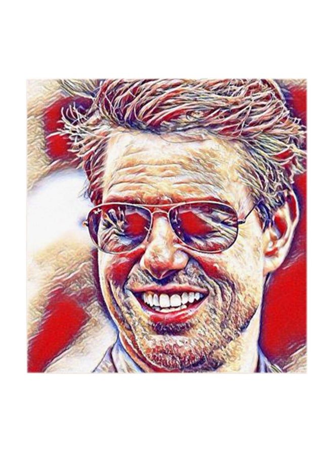 RYN Tom Cruise MDF Wall Art Multicolour 30x30centimeter - Image 1