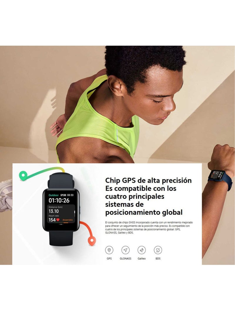 REBENUO 1.55’’ Touch Screen Smart Watch 2 Lite – Blue - Image 3