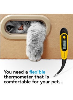 iProven Iproven Dog & Cat Thermometer For Accurate Fever Detection, Comfortable Flexible Tip, Waterproof Pet Thermometer, Fast Readings In 20 Sec, Whelping And Veterinary Supply, Dtk117Y  - Image 5