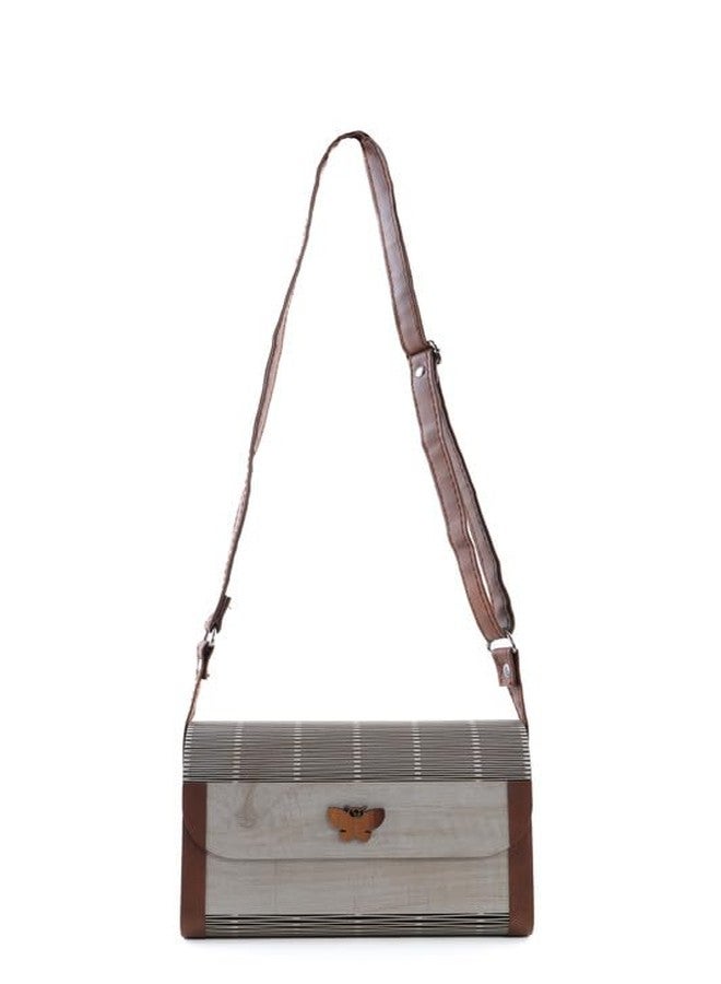 YOPRAM Decorative Lesser Cutting Wooden Purse Ladies Wallet, Latest Handbags for Woman Purse Evening Lady Wedding Party (PU-05) - Image 4