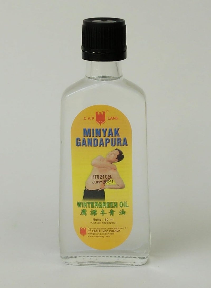 CAP LANG Gandapura Cap Lang Oil Topical Oil to Help Relieve Joint pain, gout, sprains, rheumatism and other Pain Complaints, 60ml - Image 2
