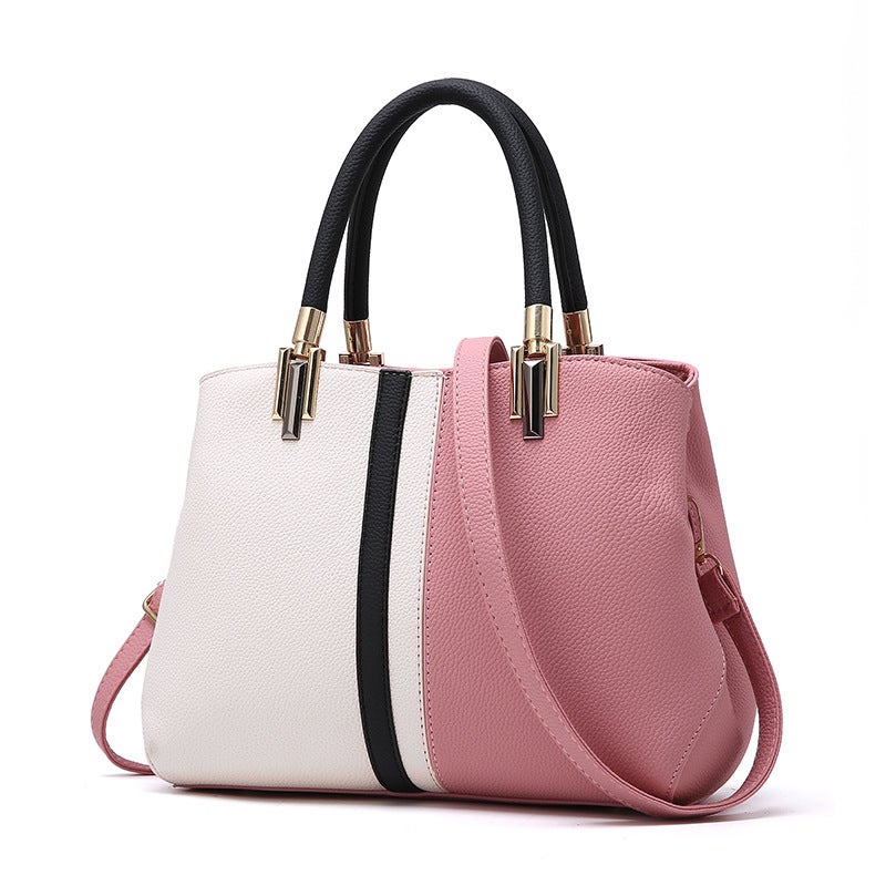 Bag 2022 New Simple Fashion Color-Matching Women'S Bag Handbag Large Capacity Women'S Shoulder Crossbody Bag - Image 4