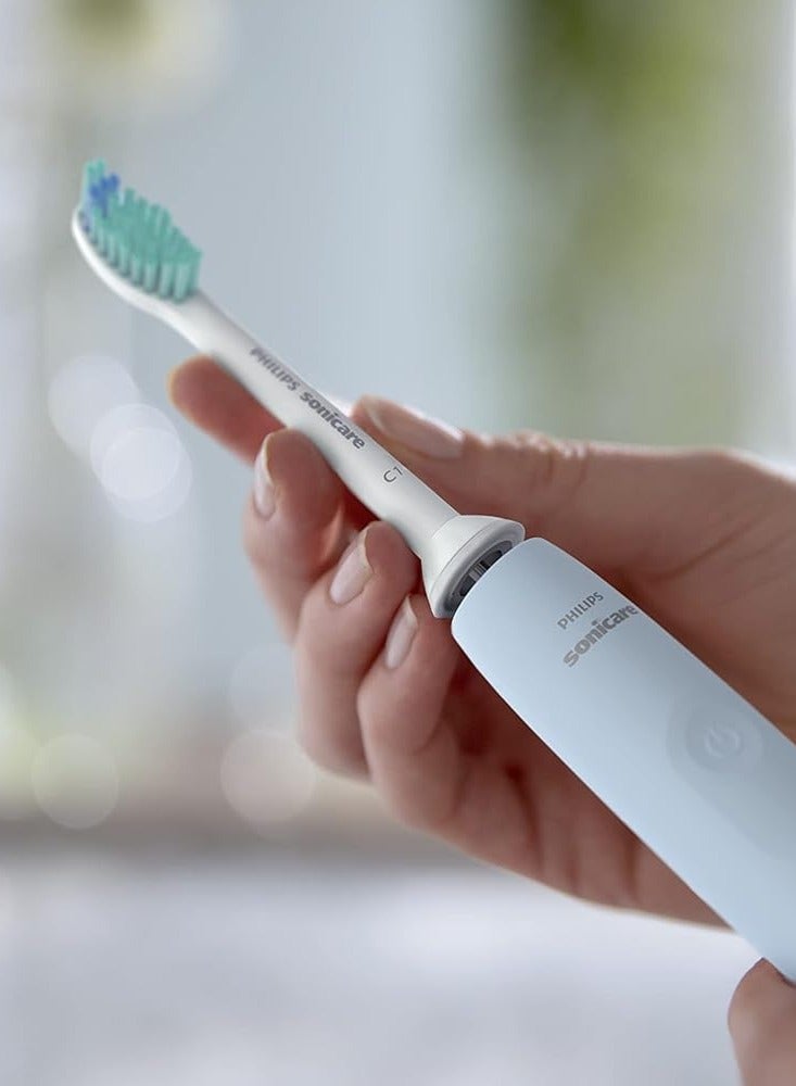 PHILIPS SONICARE Philips Sonicare Rechargeable Electric Toothbrush 2100 Series, Light Blue, HX3651/12 Certified UAE 3 Pin - Image 2
