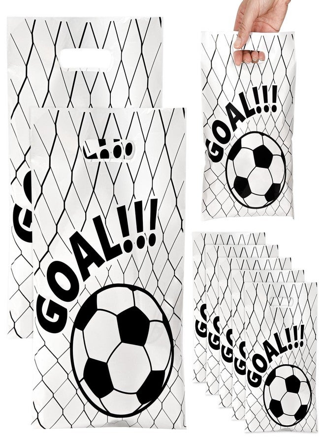 CELSOL 50 Pcs Soccer Goodie Bags – Reusable Football Party Favor Bags for Team Celebrations, Kids Birthday, Candy Snacks & Gifts – Sports Theme Treat Bags for Game Day Decorations - Image 1