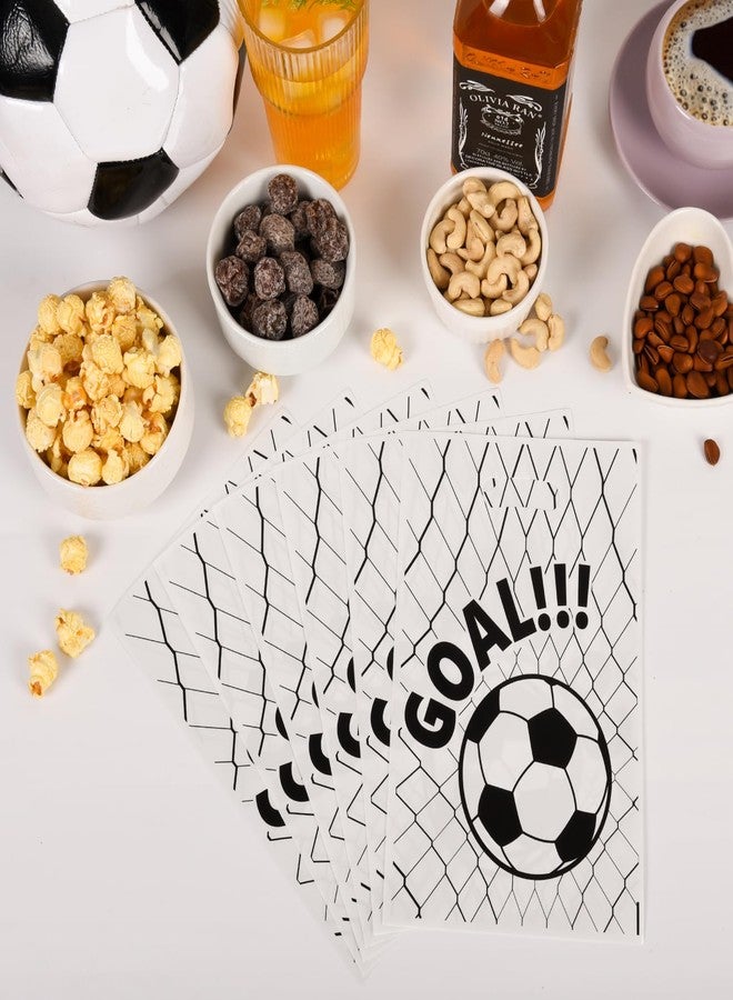 CELSOL 50 Pcs Soccer Goodie Bags – Reusable Football Party Favor Bags for Team Celebrations, Kids Birthday, Candy Snacks & Gifts – Sports Theme Treat Bags for Game Day Decorations - Image 3