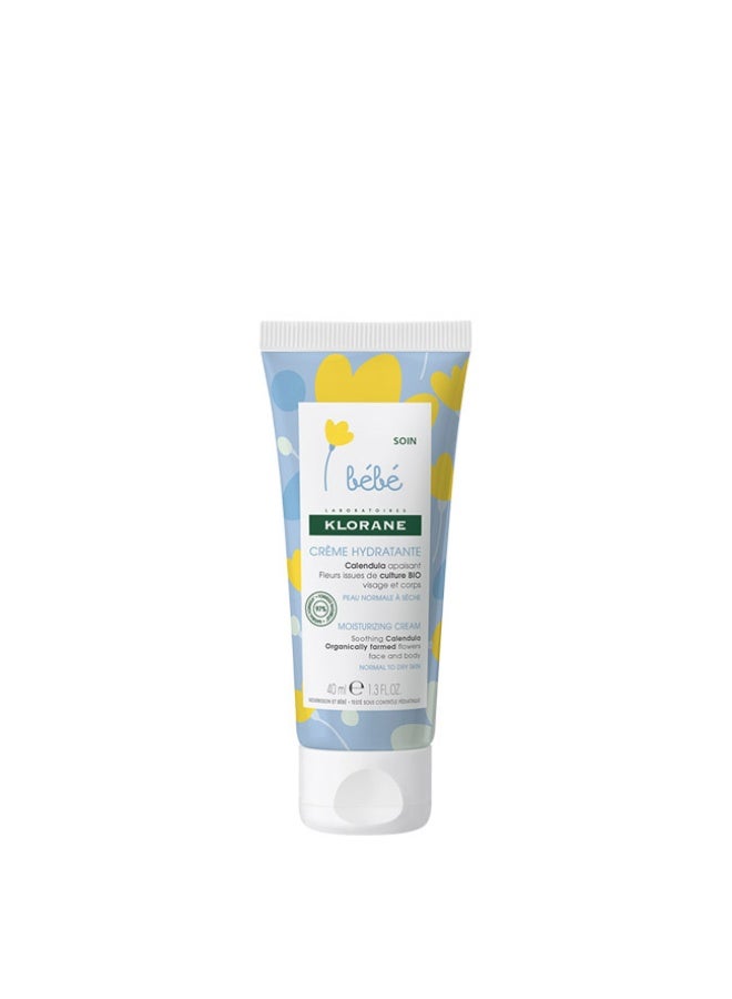 Klorane Baby Moisturizing Cream With Soothing Calendula 40ml - Image 1