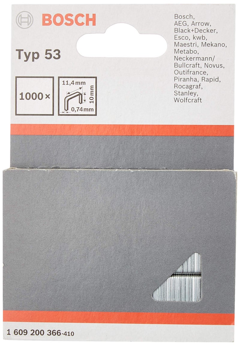 Bosch Professional Fine Wire Staples With Length 10mm, Pack Of 1000, Suitable For Ht 14 Tackers - Image 5