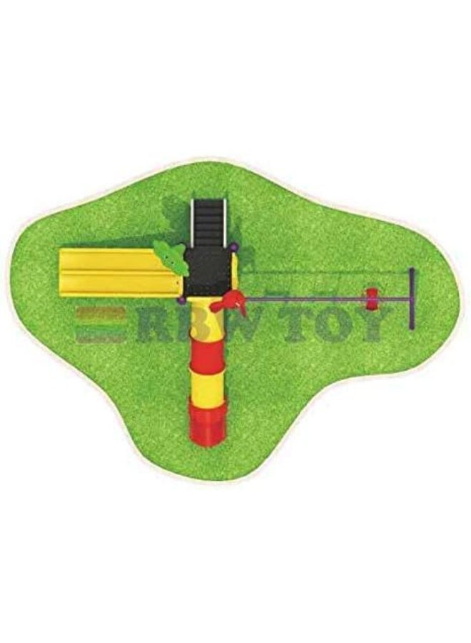 Rainbow Toys Adventure & Outdoor Playground Equipment All In One Set Slides, Swings for kids toys Offers. Play-Ground Toys Area Size 650x420x380cm. - Image 4