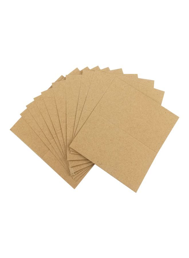 NIBEMINENT 10-Piece Retro Style Kraft Paper Postcard Set - Image 1