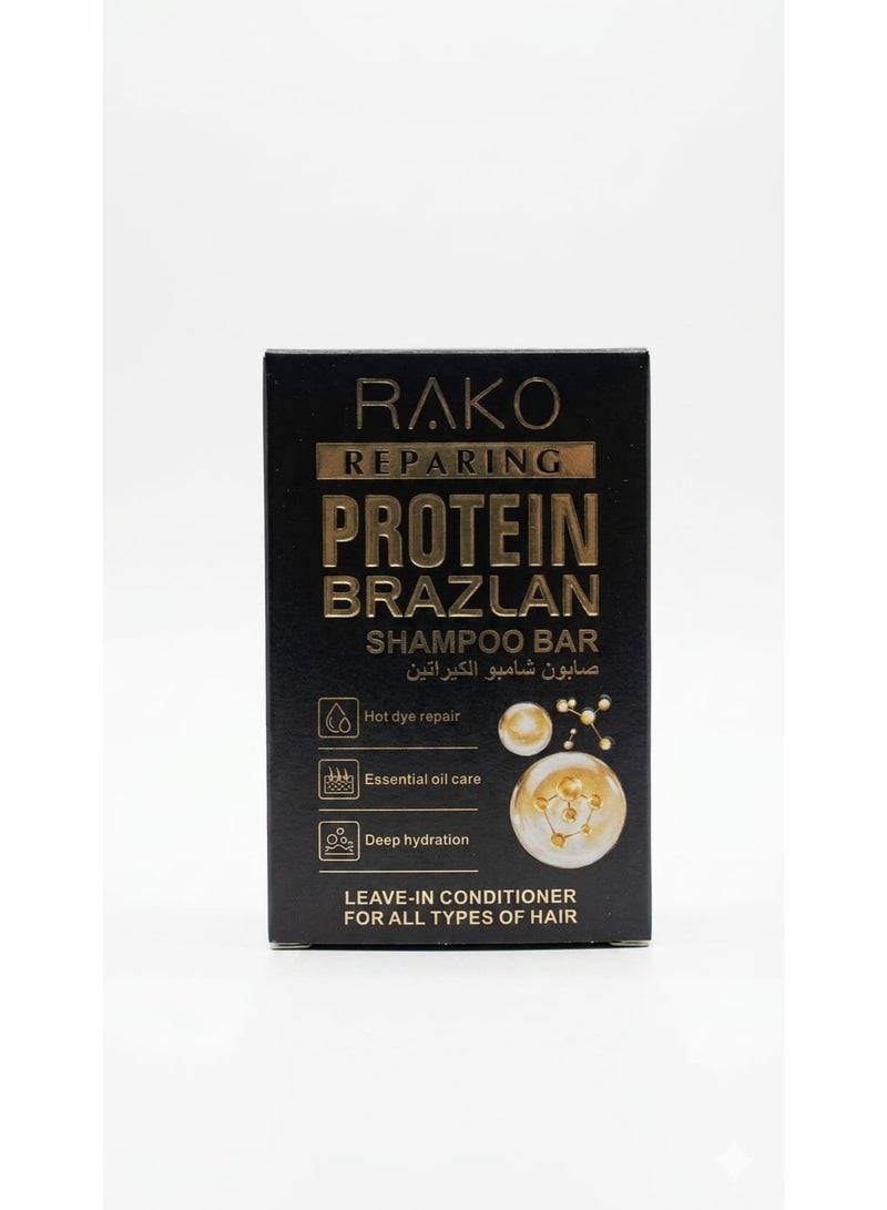 Brazilian protein shampoo soap for hair repair