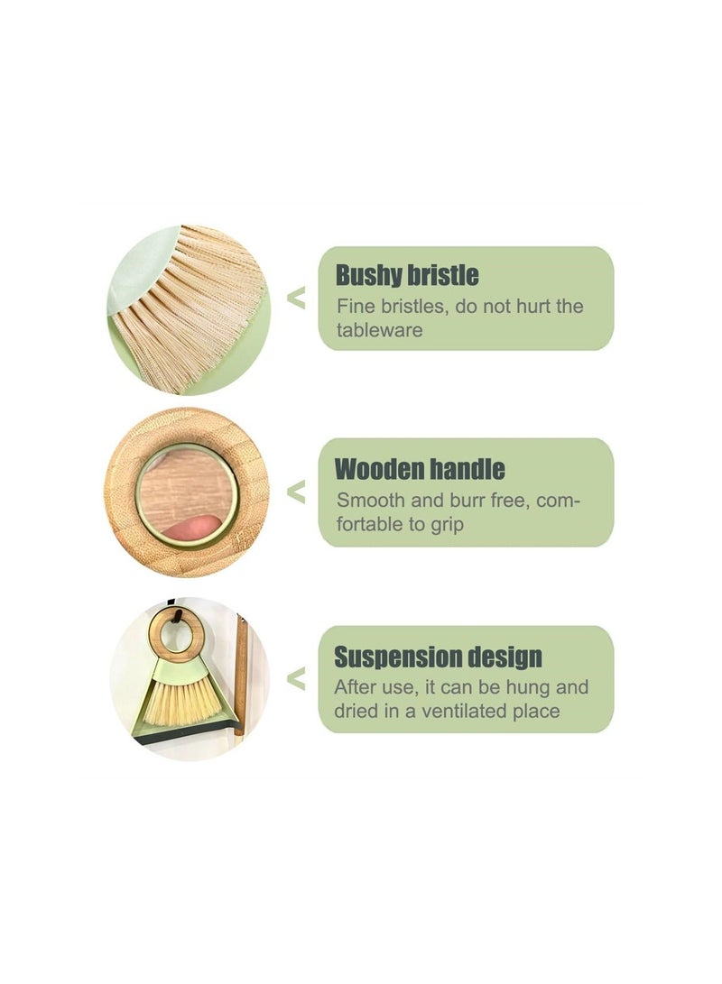 Beauenty Small Dustpan Mini Hand Broom: Small Broom and Dustpan Set, Hand Broom and Dustpan Set, Cute Little Whisk Dust Pan and Brush Set for Camping, Keyboard, Cars, Cats, Tables, countertops, etc - Image 5