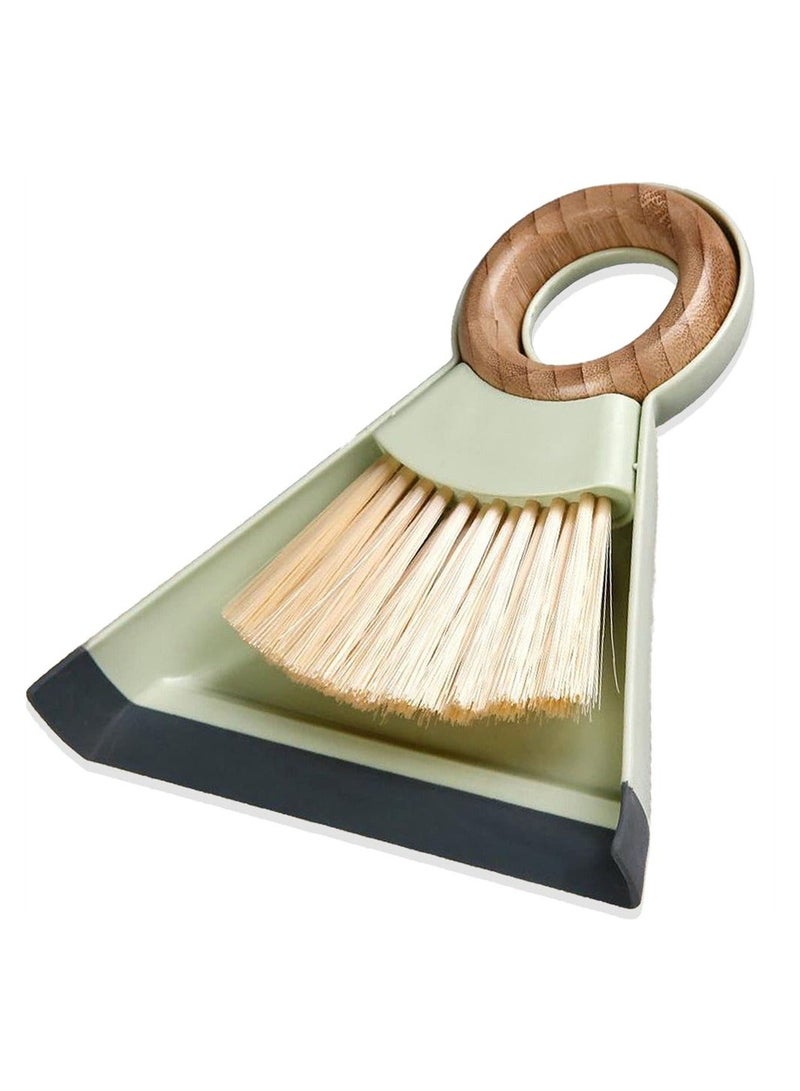 Beauenty Small Dustpan Mini Hand Broom: Small Broom and Dustpan Set, Hand Broom and Dustpan Set, Cute Little Whisk Dust Pan and Brush Set for Camping, Keyboard, Cars, Cats, Tables, countertops, etc - Image 1