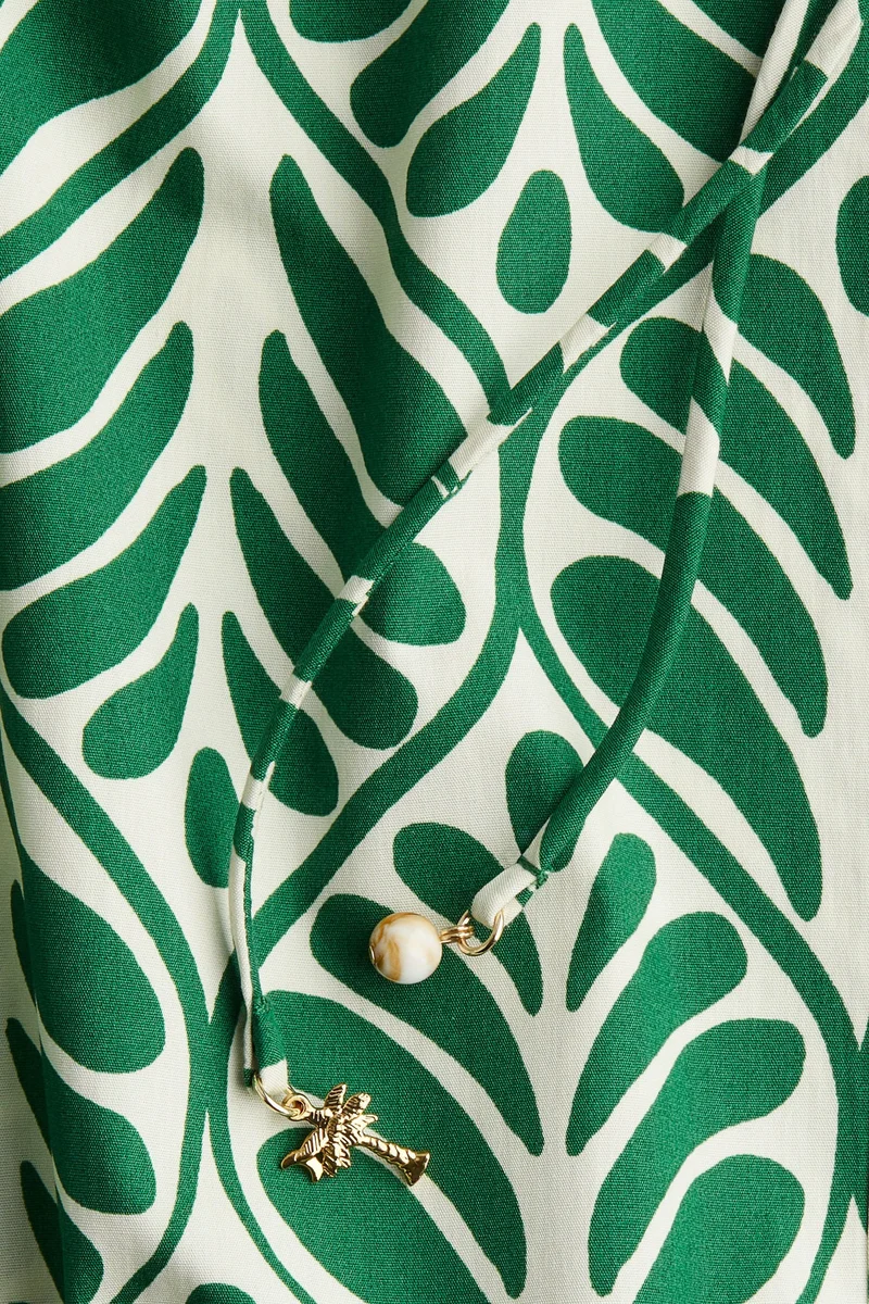 H&M Leaf Print Dress