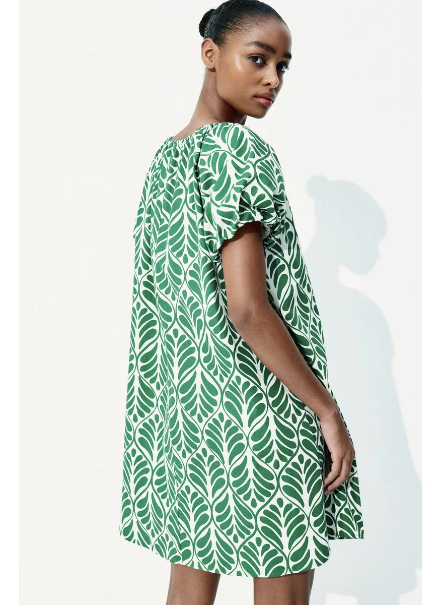 H&M Drawstring-Neck Dress