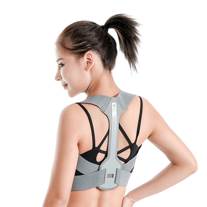 Back Brace S Soft Breathable Cotton Lightweight Invisible Wear - Muscle Retraining Posture Corrector for Daily Hunchback Relief - Image 1