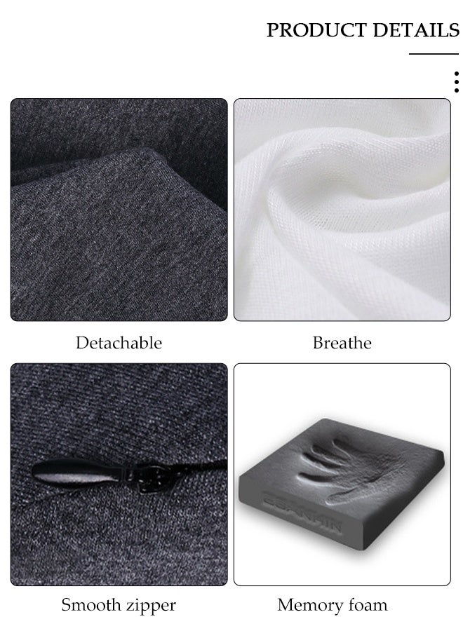 DUNISO Nap Pillow for Office School Versatile Use Memory Foam Desk Pillow for Napping in Work Slow Rebound Desk Nap Pillow for Traveling Travel Essentials - Image 2