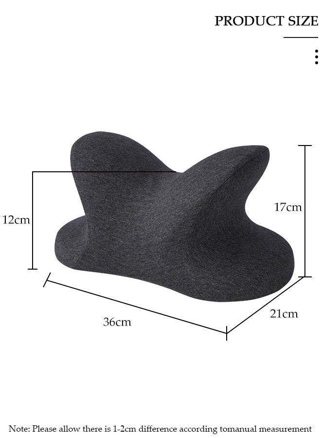 DUNISO Nap Pillow for Office School Versatile Use Memory Foam Desk Pillow for Napping in Work Slow Rebound Desk Nap Pillow for Traveling Travel Essentials - Image 3