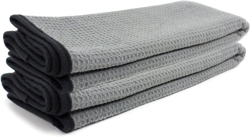 Zwipes Auto 879-2 Professional Microfiber Waffle Drying Towel, 25 in. x 36 in, 2-Pack - Image 1