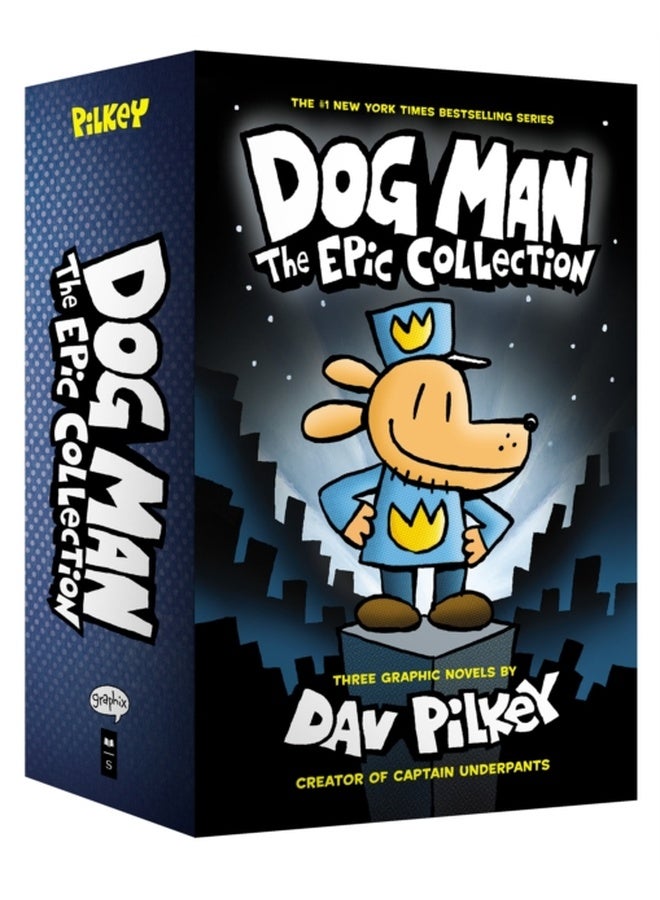 Dog Man: The Epic Collection: From the Creator of Captain Underpants (Dog Man #1-3 Boxed Set) 
