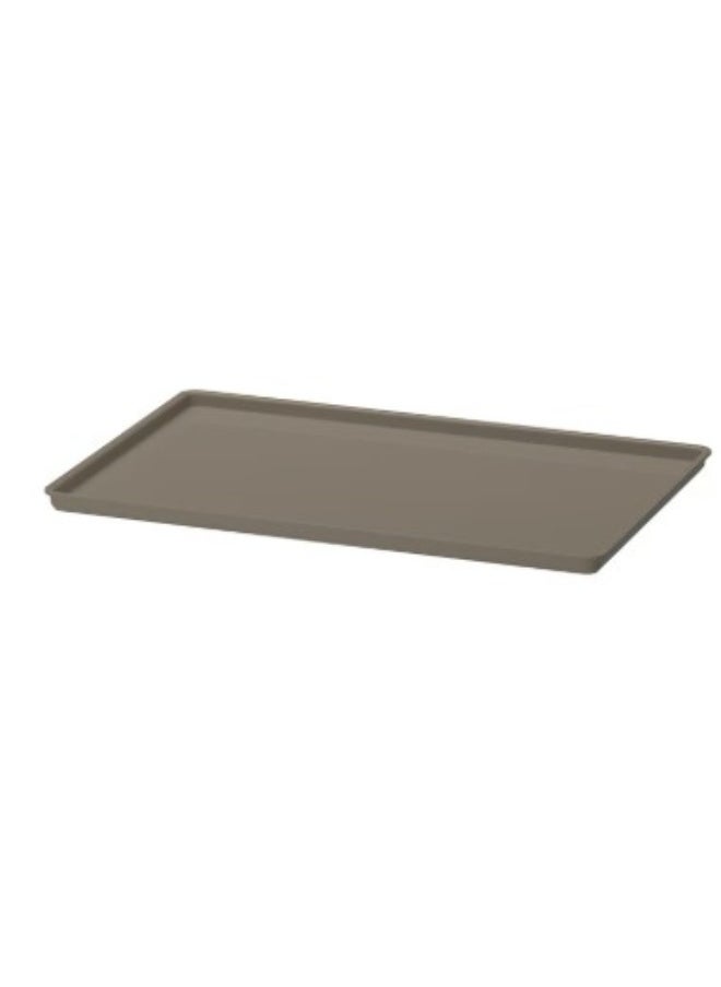 IKEA (IKEA) غطاء، رمادي غامق-بيج، 26×35 سم  - Image 1