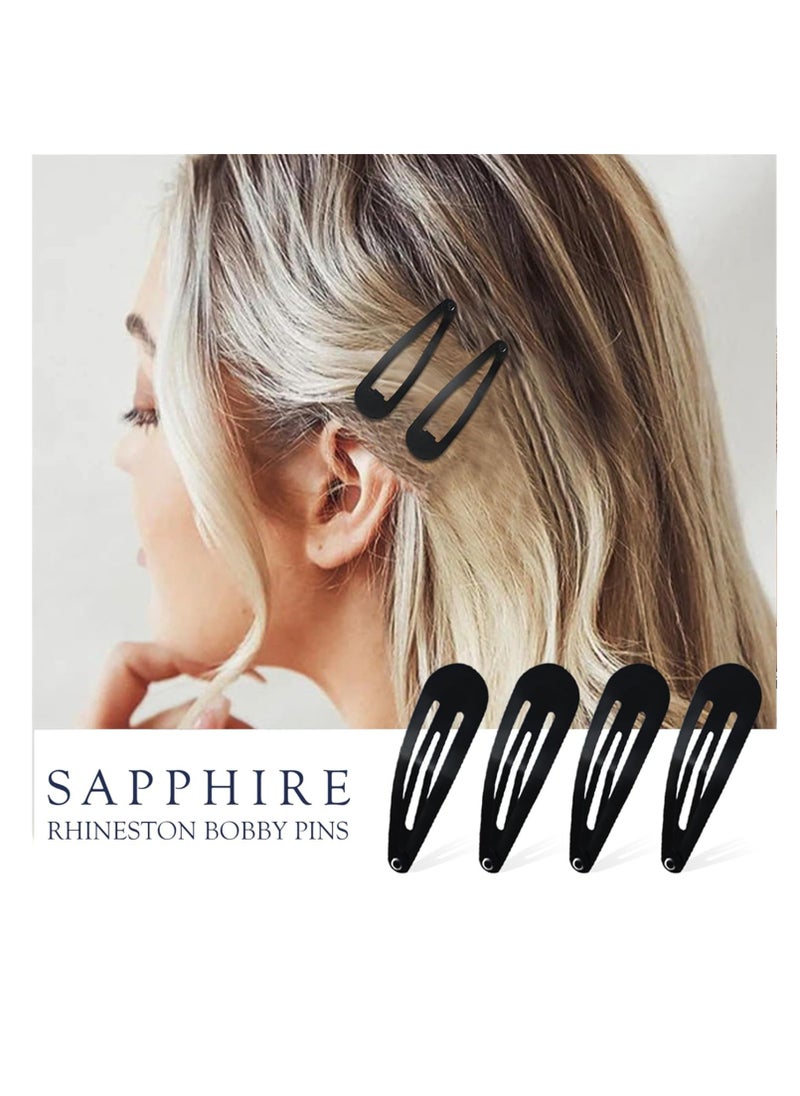 HA Snap Hair Clips, 40 Pack 2 Inch Barrettes Metal Hair Clips Slides, Women And Girl Metal Bb Barrettes Accessories Styling  - Image 4