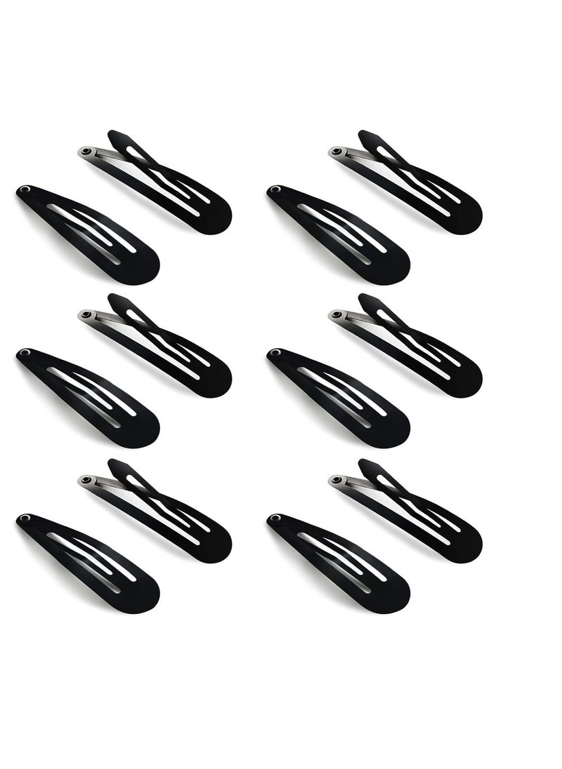 HA Snap Hair Clips, 40 Pack 2 Inch Barrettes Metal Hair Clips Slides, Women And Girl Metal Bb Barrettes Accessories Styling  - Image 2