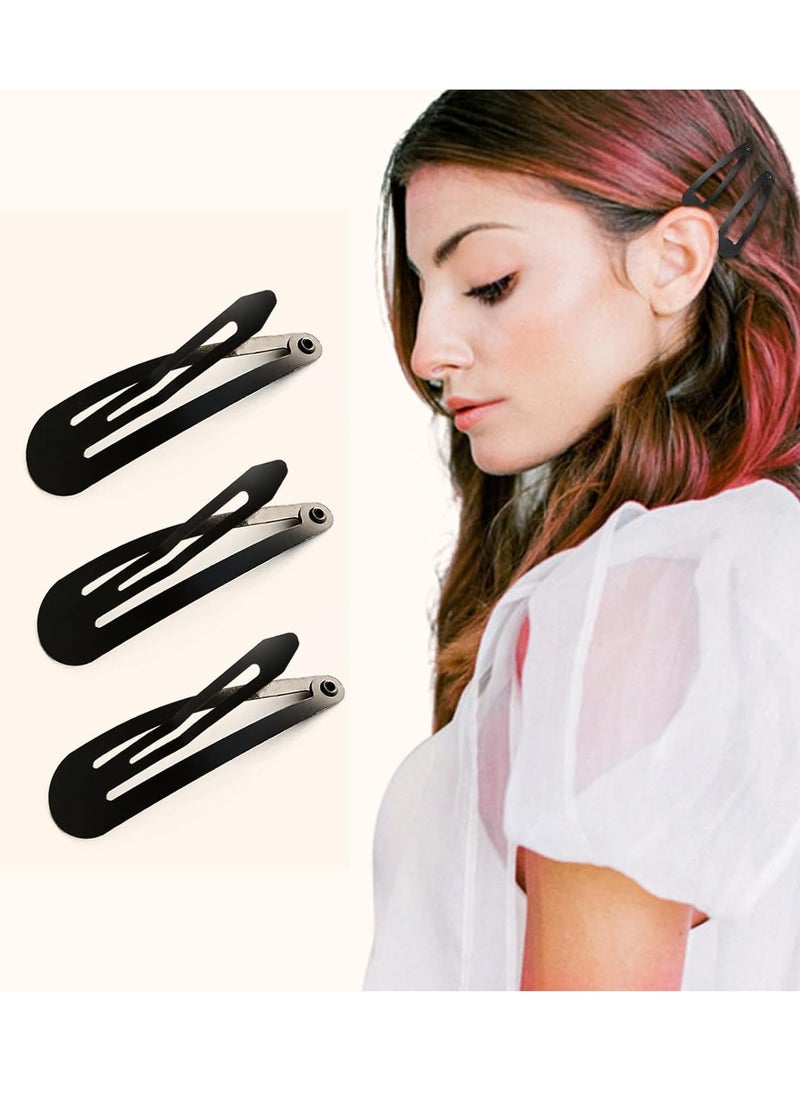 HA Snap Hair Clips, 40 Pack 2 Inch Barrettes Metal Hair Clips Slides, Women And Girl Metal Bb Barrettes Accessories Styling  - Image 3