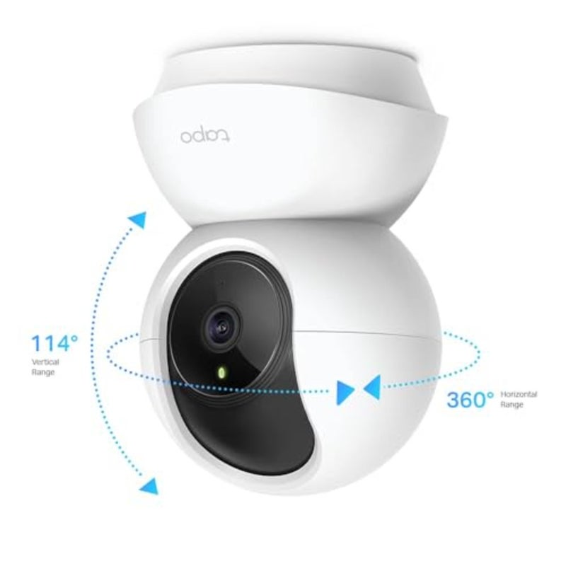 Pan/Tilt 1080p Resolution, 360°Rotational View Security Camera Motion Tracking Motion and Baby Crying Detection 2-Way Audio Night Vision Works with Alexa and Google Home C200 - Image 2