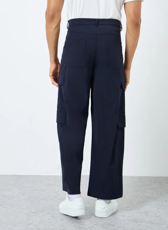 Styli Styli Relaxed Fit Cargo Pocket Detail Pants