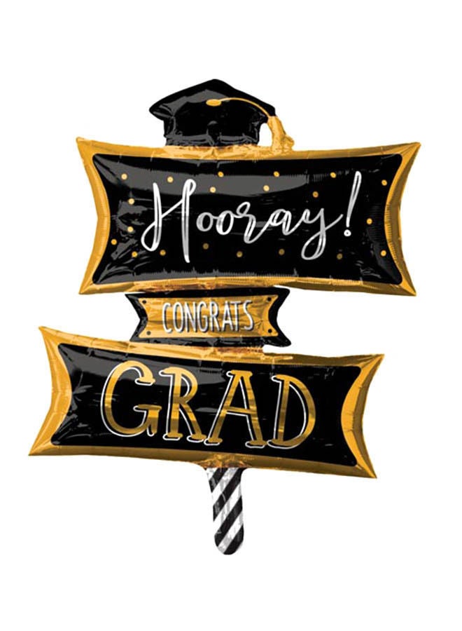 NIBEMINENT Congrats Grad Cap Balloon