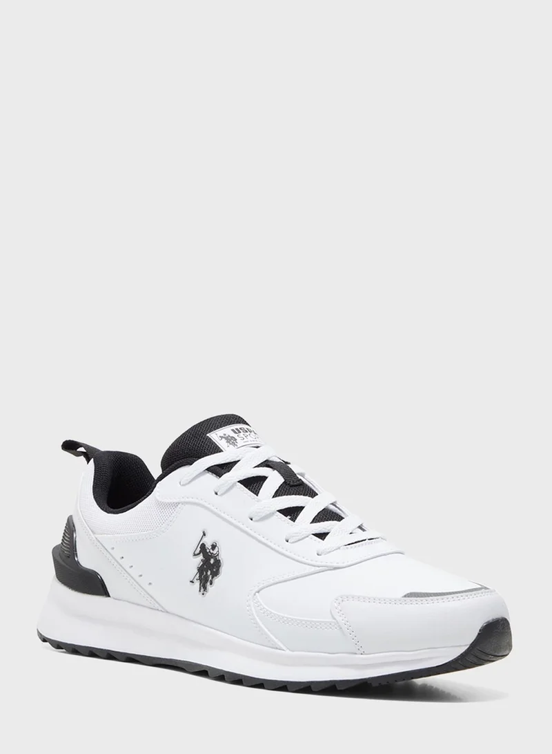 يو اس بولو اسن Lace Up Low Top Sneakers