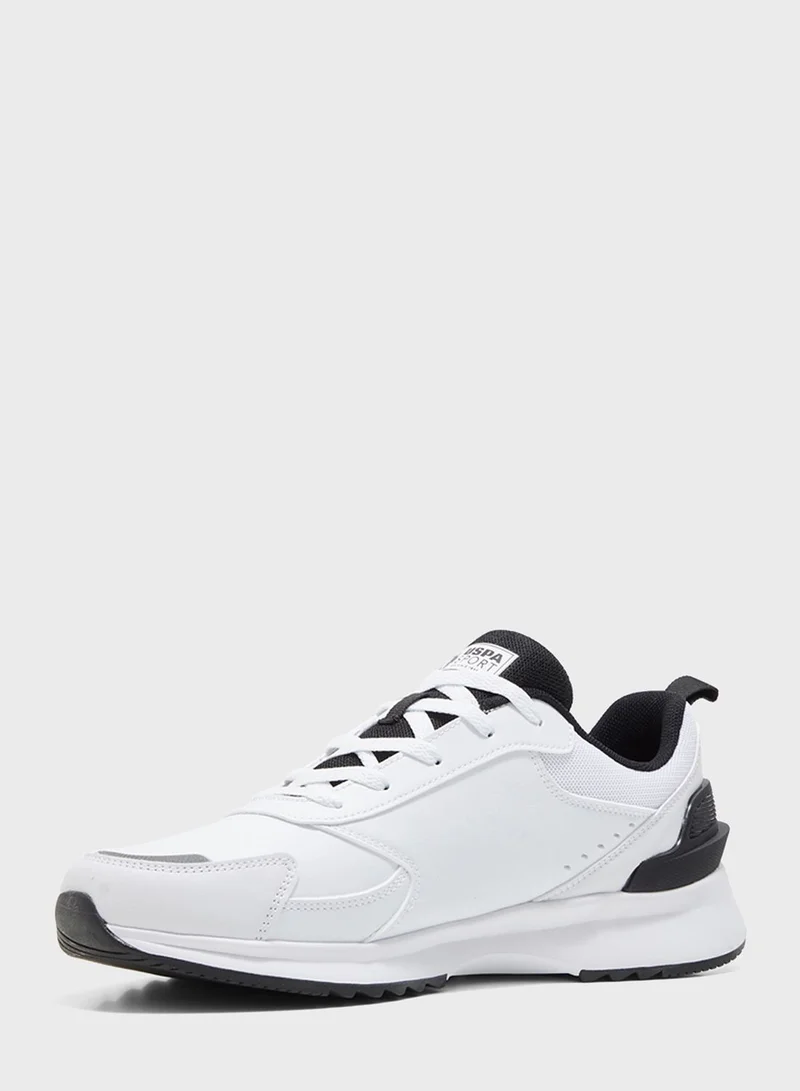 يو اس بولو اسن Lace Up Low Top Sneakers