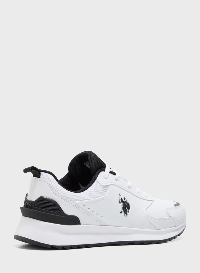 يو اس بولو اسن Lace Up Low Top Sneakers