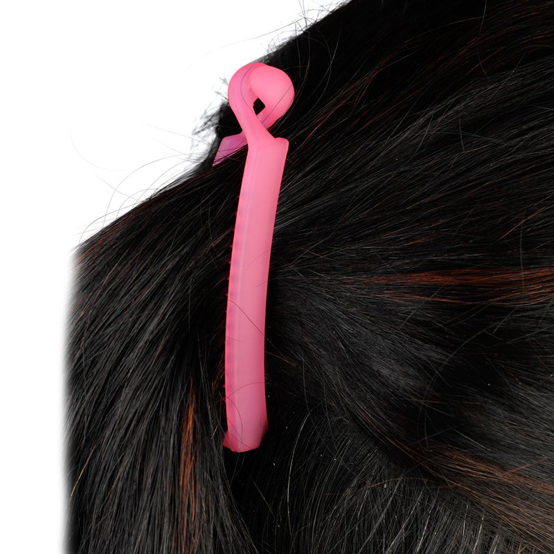 ACCESSHER Accessher Acrylic Material Daily and Casual Wear Banana ClipsHair ClipsClaw Clips with Tight Grip Pack of 12 in Shiny 12 Colours for Women and Girls Multi1 - Image 4