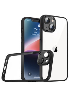 Generic Bumper Protective Case for Iphone 13 6.1 Silicone TPU Bumper Ultra Durable Ultra-Safe Camera Optimum Solution Black  - Image 1