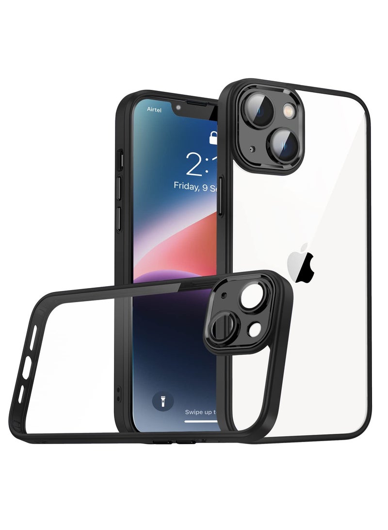 Bumper Protective Case for Iphone 13 6.1 Silicone TPU Bumper Ultra Durable Ultra-Safe Camera Optimum Solution Black  - Image 1