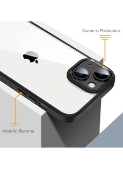 Generic Bumper Protective Case for Iphone 13 6.1 Silicone TPU Bumper Ultra Durable Ultra-Safe Camera Optimum Solution Black  - Image 3