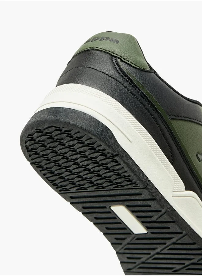 كابا Mens Panelled Lace-Up Sports Shoes