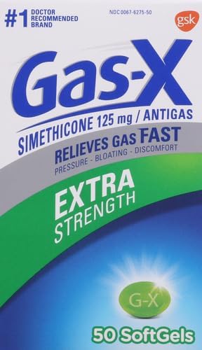 Gas-X Extra Strength Gas Relief Softgels with Simethicone 125 mg 50 Count Pack of 2 - Image 2