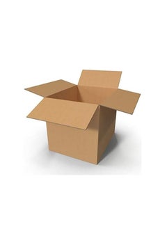 ECVV [5 Pack] Large Double Wall 100% Recyclable Corrugated Cardboard Moving Boxes with 32 KG Capacity, 45 x 45 x 70 cm Brown Carton for Packaging, Shipping and Storage, 5 ply  - Image 3