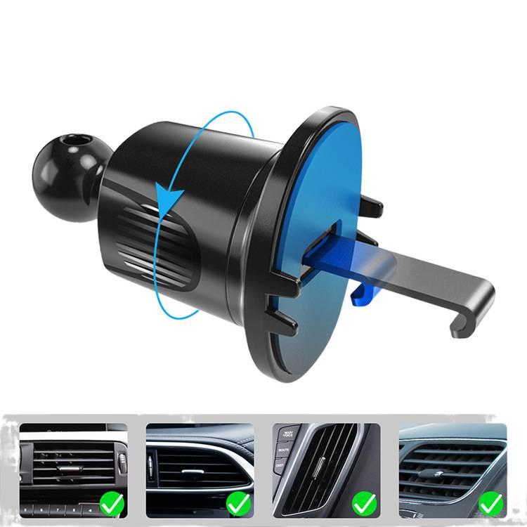 MZ Black Car Phone Holder with Handlebar Riding Mount and Secure Grip for Riding and Navigation for Universal Fit - Image 3