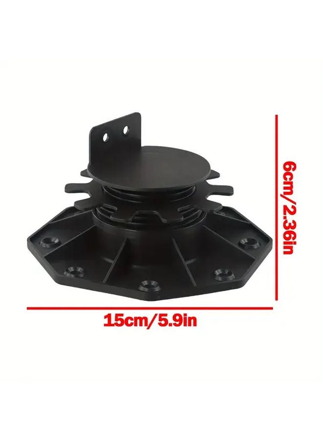 10 Pcs Recycled Polypropylene Decking Pedestal Riser 18 30mm Height Adjustment - Image 4