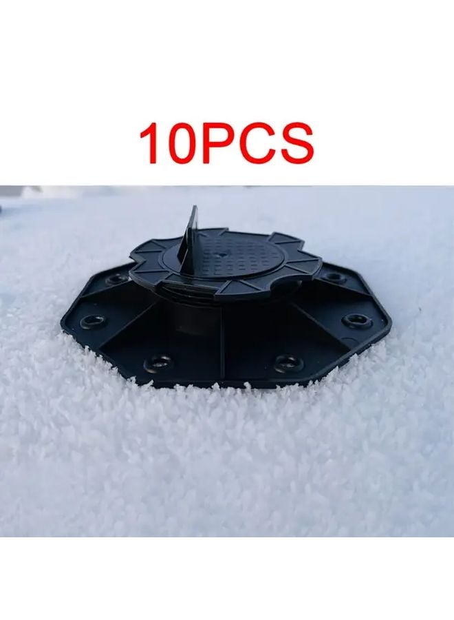 10 Pcs Recycled Polypropylene Decking Pedestal Riser 18 30mm Height Adjustment - Image 3