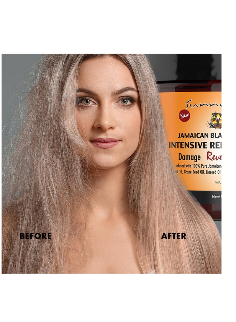 Sunny Isle Jamaican Intensive Repair Masque for Damaged Reversal Formula 500g - Image 5