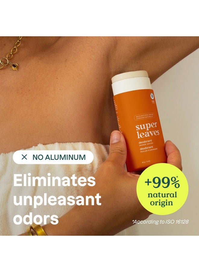 Attitude Plastic-Free Deodorant, EWG Verified, Aluminum Free, Vegan Naturally Sourced Body Deodorants for Women & Men, Dermatologically Tested, Orange Leaves, 3 Ounces - Image 3