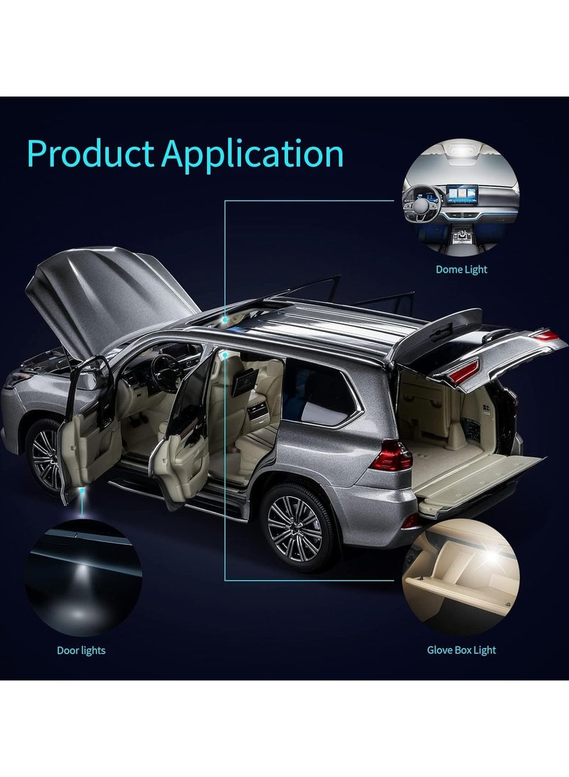 RATSAW Car LED Lights Interior 42pcs Bulb Kit Set Super Bright White Car LED Dome Map Interior Tail Cab Lights LED Interior Car Lights Bulb for Your Car Trucks Width Lamp - Image 4