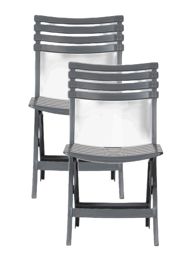 Cosmoplast كرسي تخييم قابل للطي (عبوة من 2) - Image 1